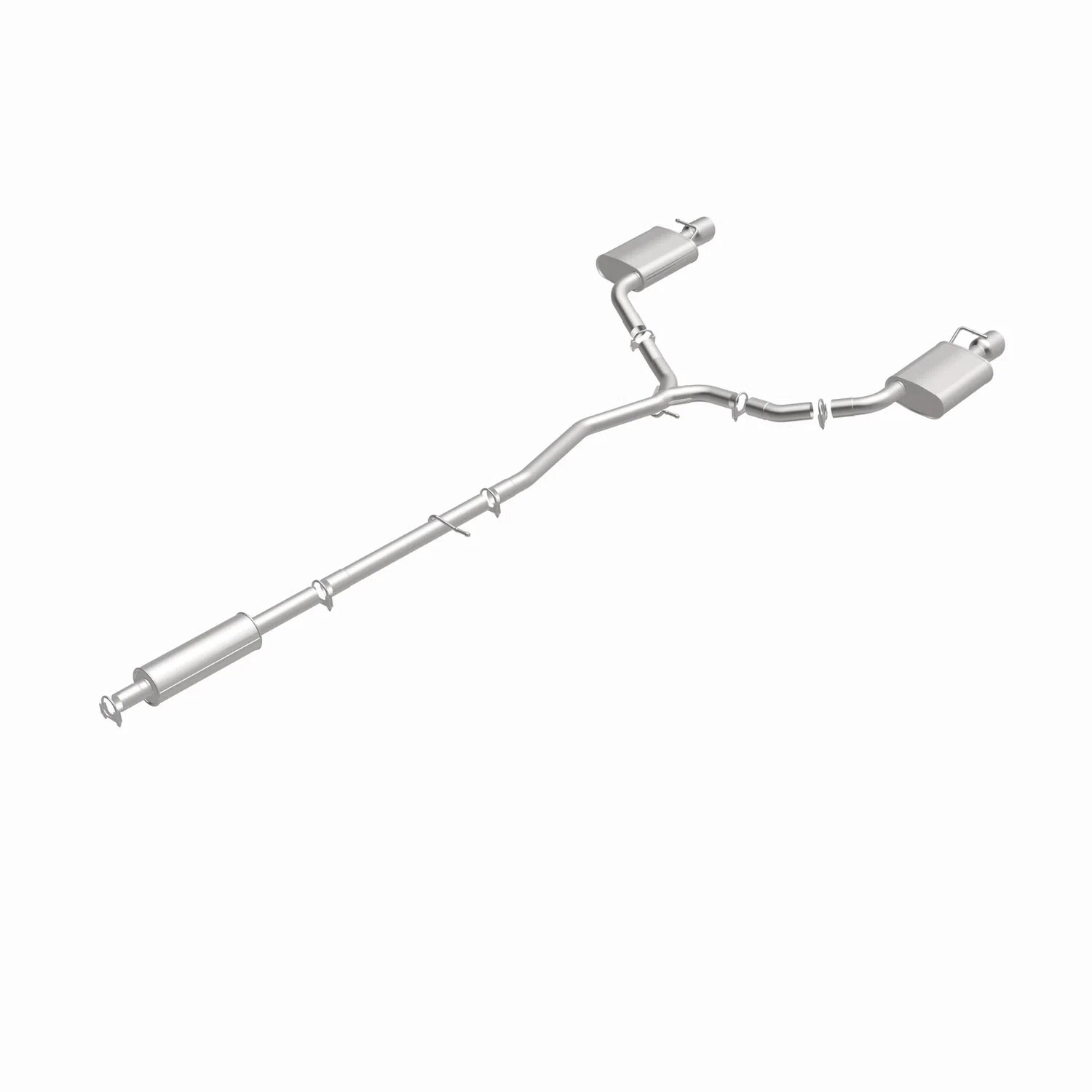 Fits 2016-2019 Ford Explorer 3.5L Direct-Fit Replacement Exhaust System